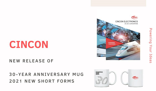 New release of 30-year Anniversary Mug & 2021 New Short Forms