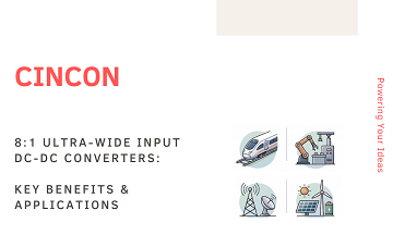 8:1 Ultra-Wide Input DC-DC Converters: Key Benefits & Applications