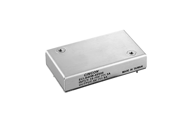 ECLB40W 40Watts 4:1 Input Range 2＂x1.2＂ Isolated DC-DC Converter