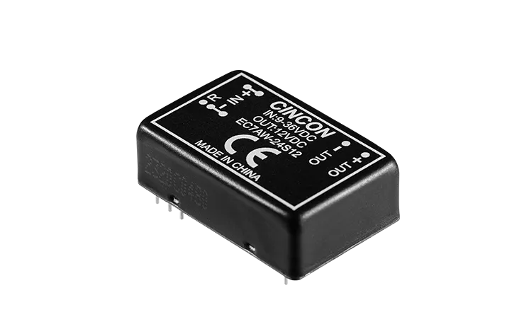 EC7AW 10Watts 4:1 Input Range DIP-24 Isolated DC-DC Converter