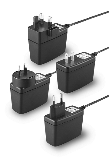 TRG15 15Watts AC-DC Wall-mount Power Adapter Level VI Effciency