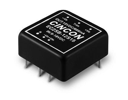 EC2SB 10Watts 1＂x1＂ Isolated DC-DC Converter