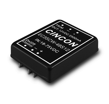 EC3SCW 30Watts 4:1 Input Range 2＂x1.6＂ Isolated DC-DC Converter