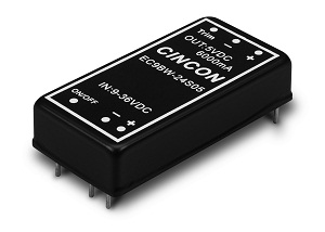 EC9BW 30Watts 4:1 Input Range 2＂x1＂ Isolated DC-DC Converter