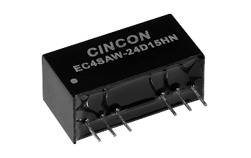 EC4SAWH 6Watts 4:1 Input Range SIP-8 Regulated DC-DC Converter