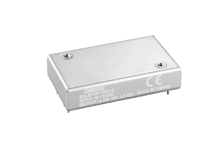 ECLB75W 75Watts 4:1 Input Range 2＂x1.2＂ Isolated DC-DC Converter