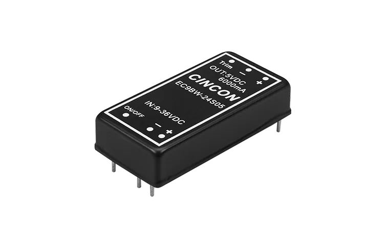 EC9BW 30Watts 4:1 Input Range 2＂x1＂ Isolated DC-DC Converter