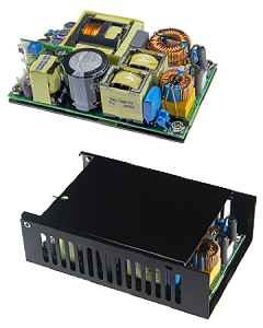 CFM500M 500Watts AC-DC 3’’x5’’ Medical Open Frame Baseplate-cooled Power Supply