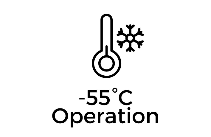 -55℃ 低溫運行